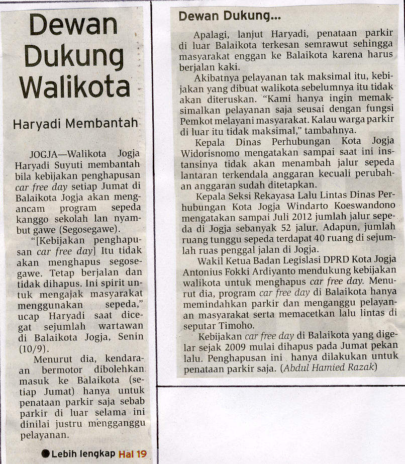 Kliping jogja terbaru